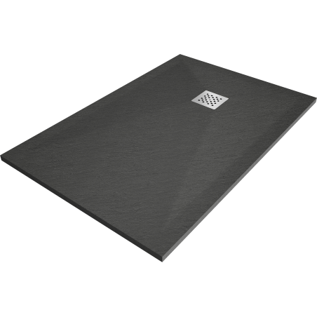 Mexen Stone+ правоъгълна композитна душ кабина 130 x 90 см, антрацит - 44719013