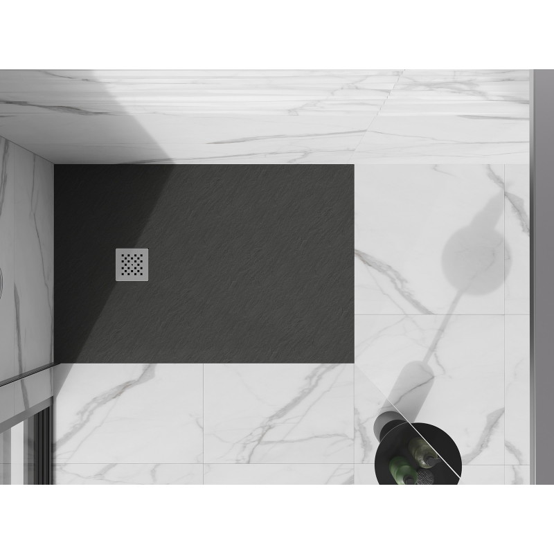 Mexen Stone+ правоъгълно композитно корито 130 x 90 см, антрацит - 44719013