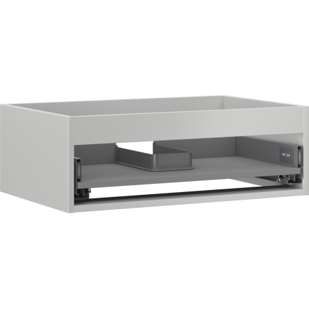 Mexen Box-A корпус на шкаф за мивка 70 см, 1 чекмедже, сив мат - 91AX0-0700-235-1-62