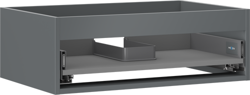 Mexen Box-A корпус шкаф под мивка 70 см, 1 чекмедже, матов графит - 91AX0-0700-235-1-66
