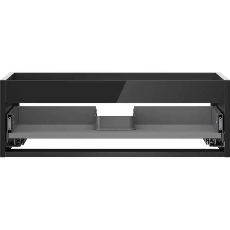 Mexen Box-A корпус шкаф под умивалник 70 см, 1 чекмедже, черен гланц - 91AX0-0700-235-1-70