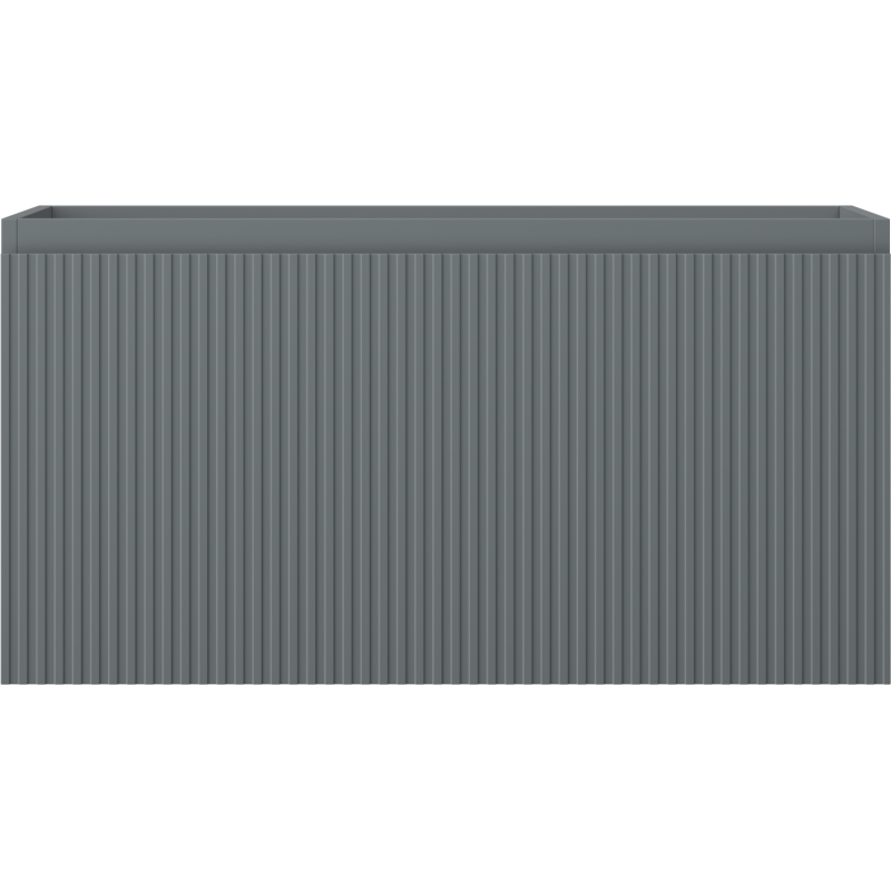 Mexen Rivel шкаф за баня за мивка 90 см, 1 чекмедже, набразден, сив мат - 91A20-09047-1-BF66