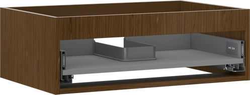 Mexen Box-A корпус на шкаф под мивка 70 см, 1 чекмедже, орех - 91AX0-0700-235-1-86