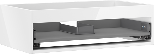 Mexen Box-A корпус шкаф под мивка 80 см, 1 чекмедже, бял гланц - 91AX0-0800-235-1-00