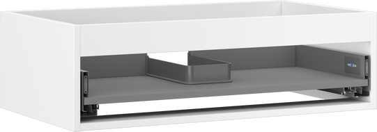 Mexen Box-A корпус за шкаф за мивка 80 см, 1 чекмедже, бял мат - 91AX0-0800-235-1-01