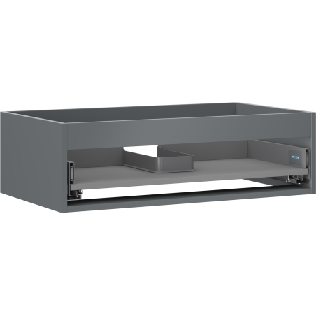 Корпус мивка за баня Mexen Box-A 80 cm, 1 чекмедже, графит мат - 91AX0-0800-235-1-66
