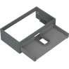 Корпус мивка за баня Mexen Box-A 80 cm, 1 чекмедже, графит мат - 91AX0-0800-235-1-66