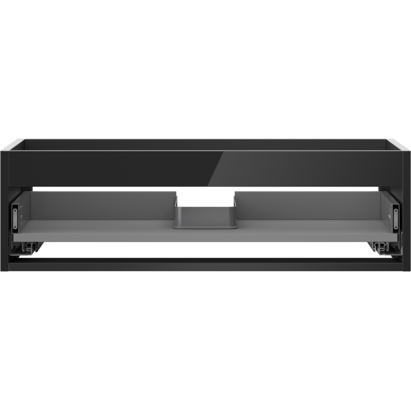 Mexen Box-A корпус за шкаф под умивалник 80 см, 1 чекмедже, черен гланц - 91AX0-0800-235-1-70