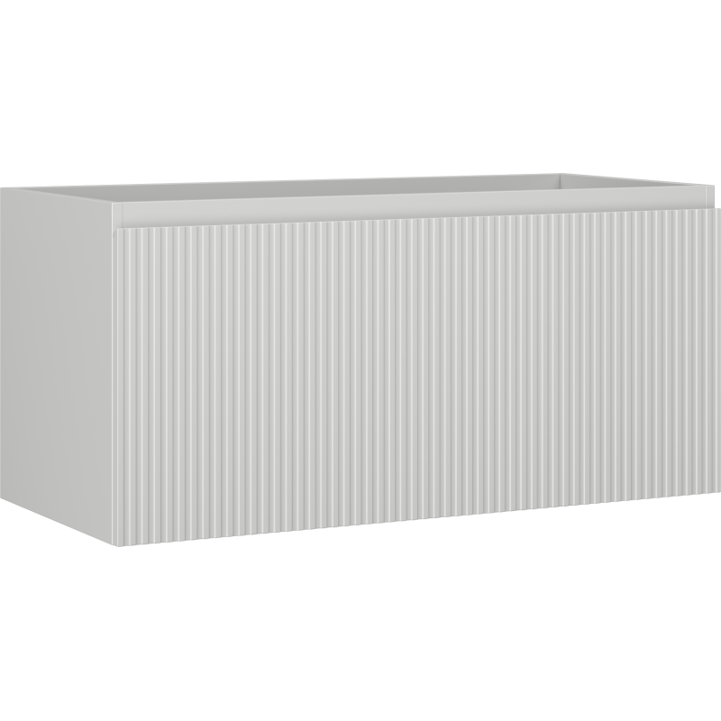 Mexen Rivel мебели за баня 100 см, 1 чекмедже, релефна, сива мат - 91A20-10047-1-BF62