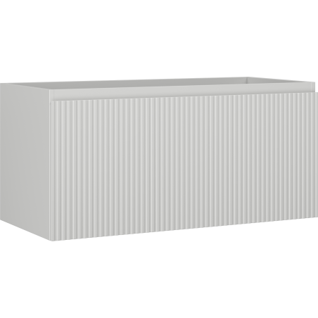 Mexen Rivel мебели за баня 100 см, 1 чекмедже, релефна, сива мат - 91A20-10047-1-BF62