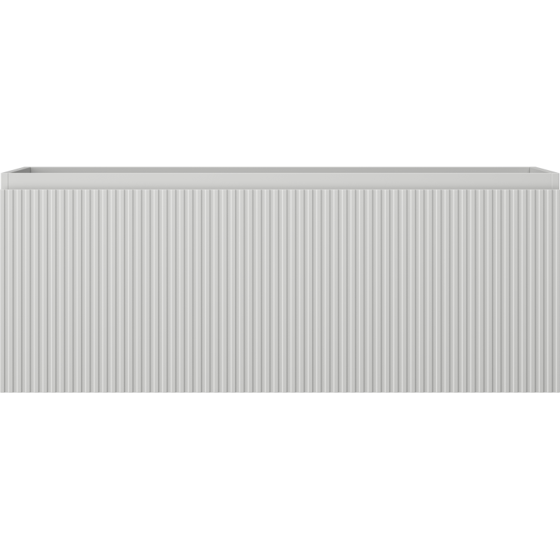 Mexen Rivel шкаф за баня под мивка 120 см, 1 чекмедже, гофриран, сив мат - 91A20-12047-1-BF62