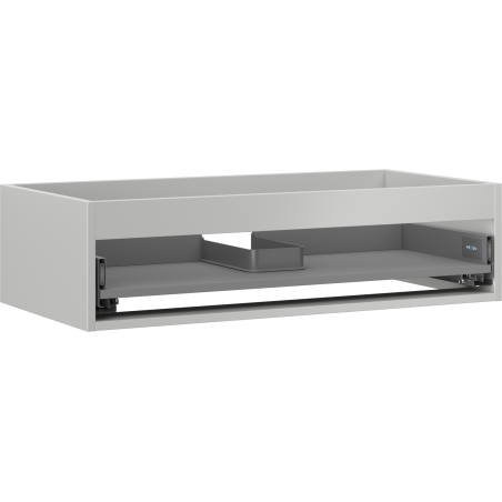 Mexen Box-A корпус на шкаф под умивалник 90 см, 1 чекмедже, сив мат - 91AX0-0900-235-1-62