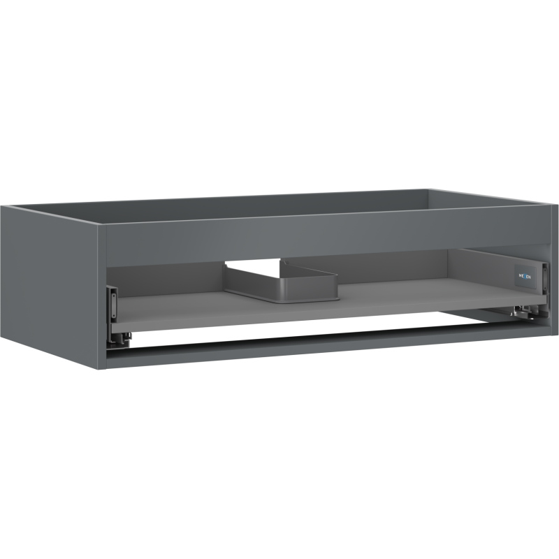 Mexen Box-A корпус шкаф за мивка 90 см, 1 чекмедже, мат графит - 91AX0-0900-235-1-66