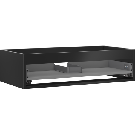 Mexen Box-A корпус на шкаф под мивка 90 см, 1 чекмедже, черен мат - 91AX0-0900-235-1-71