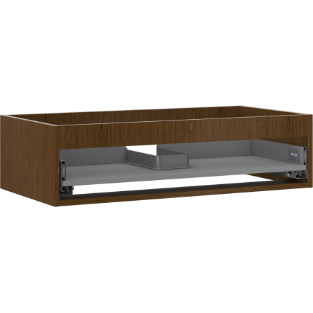 Корпус на шкаф за мивка Mexen Box-A 90 см, 1 чекмедже, орех - 91AX0-0900-235-1-86