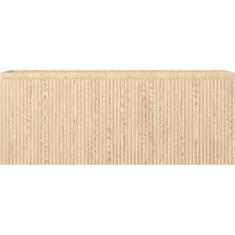 Mexen Rivel шкафче за баня под мивка 120 см, 1 чекмедже, гофрирано, дъб - 91A20-12047-1-BF81