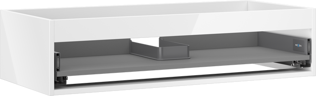 Mexen Box-A шкаф корпус под умивалник 100 см, 1 чекмедже, бял гланц