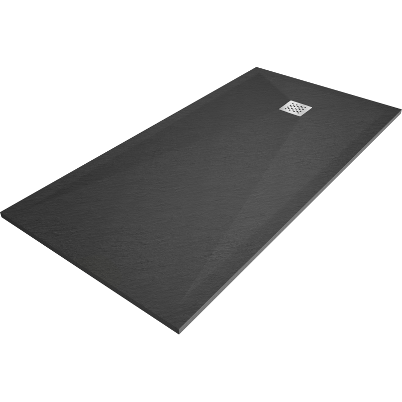 Mexen Stone+ композитен правоъгълен душ-корито 180 x 90 см, антрацит - 44719018