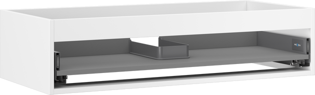 Mexen Box-A корпус за мивка 100 см, 1 чекмедже, бял мат - 91AX0-1000-235-1-01