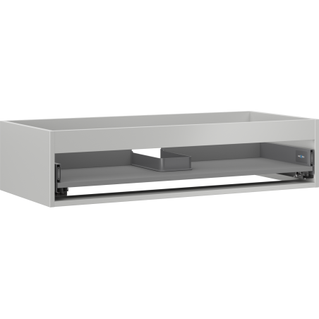 Mexen Box-A шкаф за мивка 100 см, 1 чекмедже, сив мат - 91AX0-1000-235-1-62