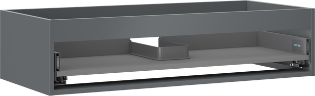 Кутия Mexen Box-A корпус за шкаф под умивалник 100 см, 1 чекмедже, мат графит - 91AX0-1000-235-1-66