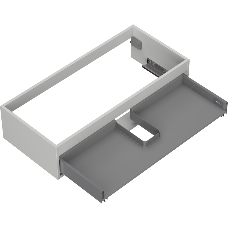 Mexen Box-A корпус шкафче под мивка 100 см, 1 чекмедже, сив мат - 91AX0-1000-235-1-62