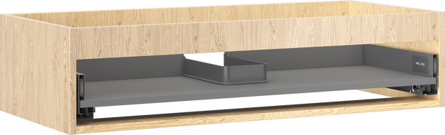 Mexen Box-A корпус на шкаф под мивка 100 см, 1 чекмедже, дъб - 91AX0-1000-235-1-81