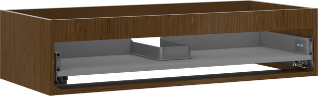 Mexen Box-A корпус на шкафче под мивката 100 см, 1 чекмедже, орех - 91AX0-1000-235-1-86