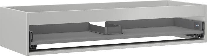 Mexen Box-A корпус шкаф под мивка 120 см, 1 чекмедже, сив мат - 91AX0-1200-235-1-62