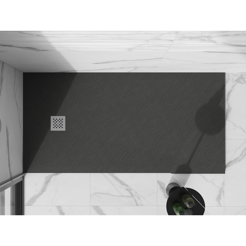 Mexen Stone+ правоъгълно композитно корито за душ 180 x 90 см, антрацит - 44719018