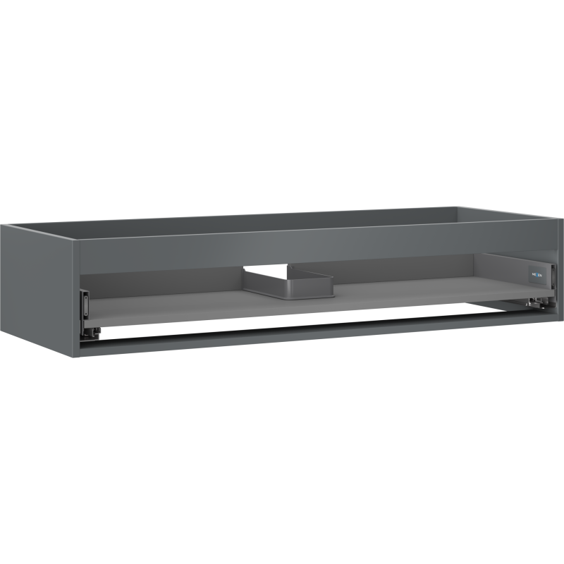 Кутия Mexen Box-A за шкаф под мивка 120 см, 1 чекмедже, графит мат - 91AX0-1200-235-1-66