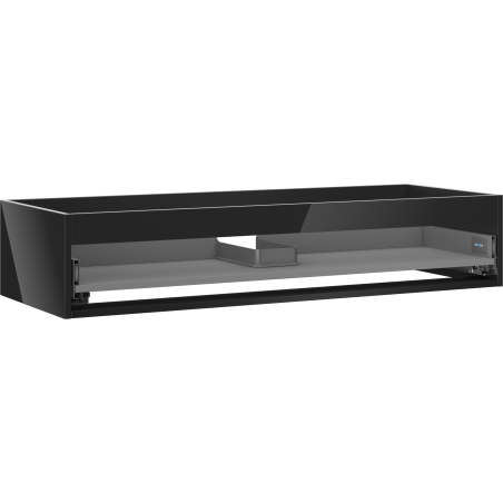 Корпус на шкафа под умивалник Mexen Box-A 120 см, 1 чекмедже, черен блясък - 91AX0-1200-235-1-70