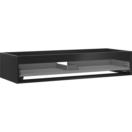 Корпус на шкаф за мивка Mexen Box-A 120 см, 1 чекмедже, черен мат - 91AX0-1200-235-1-71