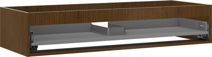 Mexen Box-A корпус за шкафче за мивка 120 см, 1 чекмедже, орех - 91AX0-1200-235-1-86