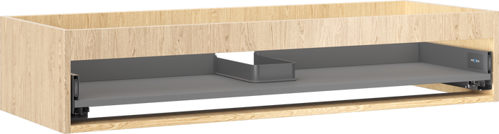 Mexen Box-A корпус на шкафа за мивка 120 см, 1 чекмедже, дъб - 91AX0-1200-235-1-81