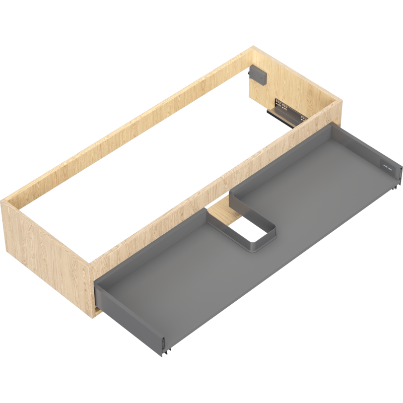 Mexen Box-A корпус на шкафа за мивка 120 см, 1 чекмедже, дъб - 91AX0-1200-235-1-81