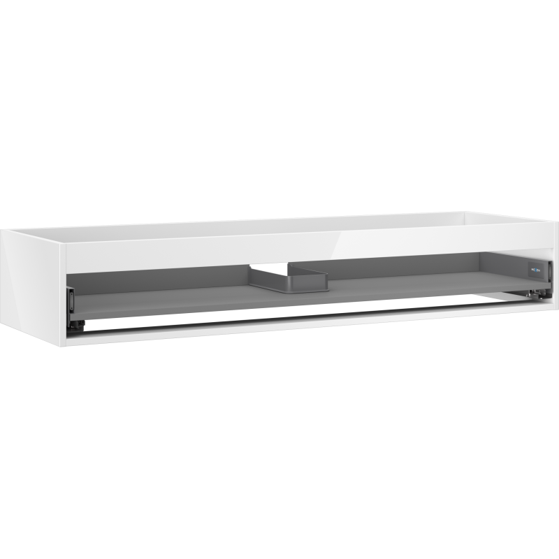 Корпус за шкаф под мивка Mexen Box-A 140 см, 1 чекмедже, бял гланц - 91AX0-1400-235-1-00