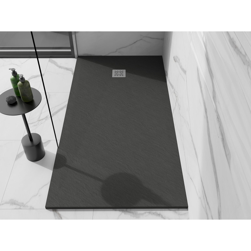 Mexen Stone+ правоъгълен композитен душ корито 200 x 90 см, антрацит - 44719020