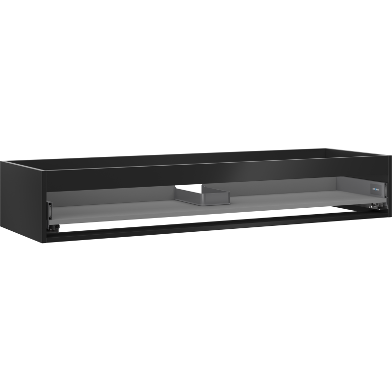 Mexen Box-A корпус на шкаф под мивка 140 см, 1 чекмедже, черен мат - 91AX0-1400-235-1-71