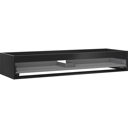 Mexen Box-A корпус на шкаф под мивка 140 см, 1 чекмедже, черен мат - 91AX0-1400-235-1-71