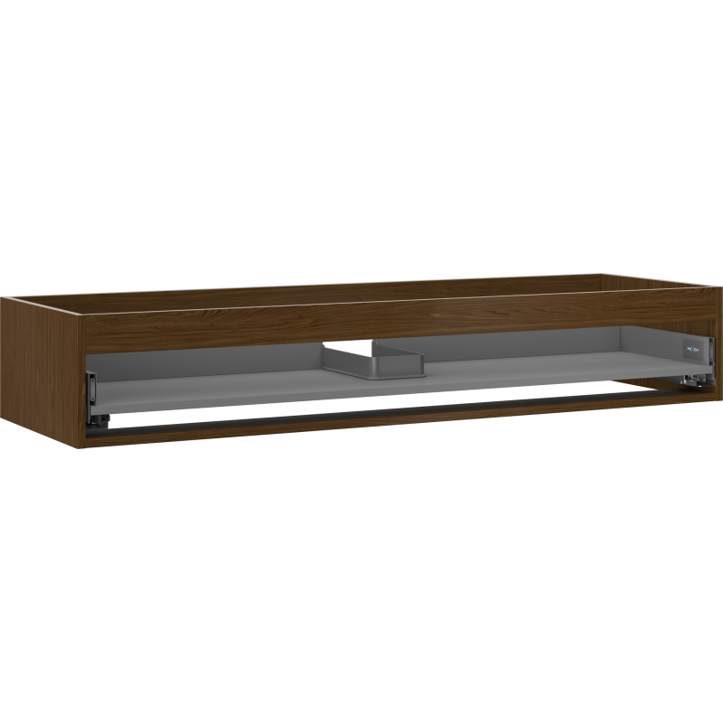 Корпус на шкаф за мивка Mexen Box-A 140 см, 1 чекмедже, орех - 91AX0-1400-235-1-86