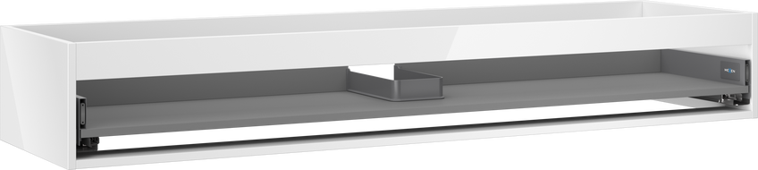 Корпус за шкаф под мивка Mexen Box-A 160 см, 1 чекмедже, бял гланц - 91AX0-1600-235-1-00