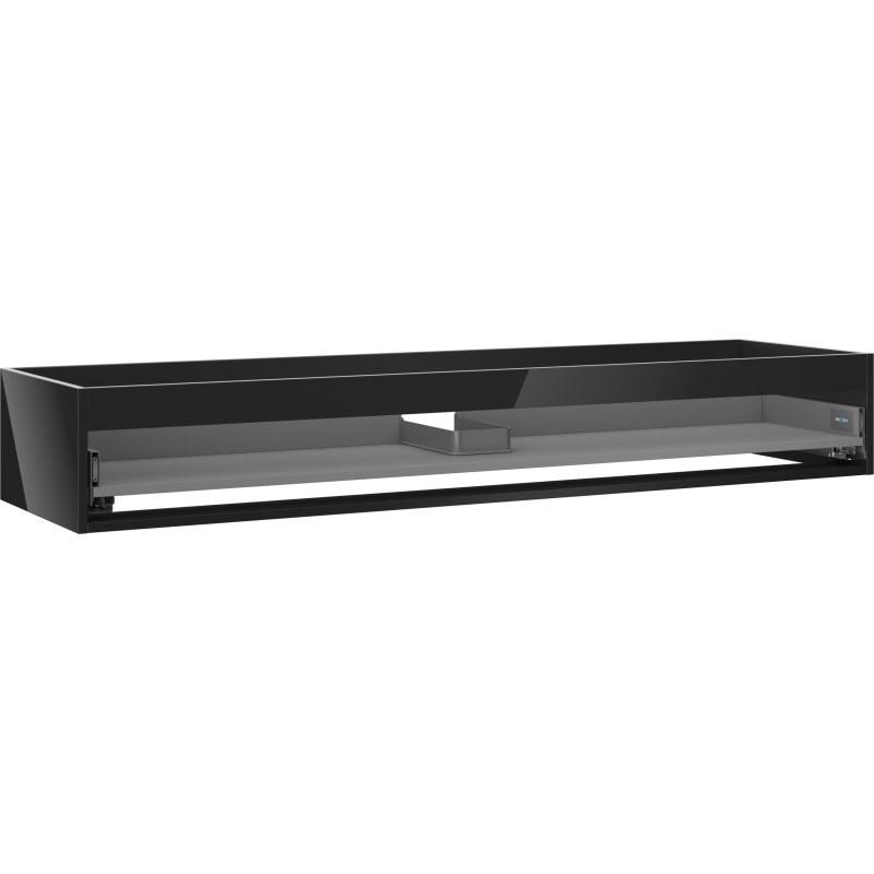 Mexen Box-A корпус за шкаф под мивка 160 см, 1 чекмедже, черен гланц - 91AX0-1600-235-1-70