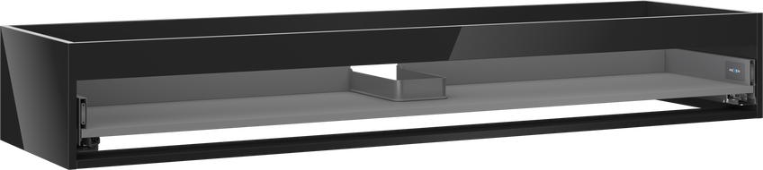 Mexen Box-A корпус на шкаф под мивката 160 см, 1 чекмедже, черен гланц
