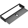 Корпус за шкаф под мивка Mexen Box-A 160 см, 1 чекмедже, черен мат - 91AX0-1600-235-1-71