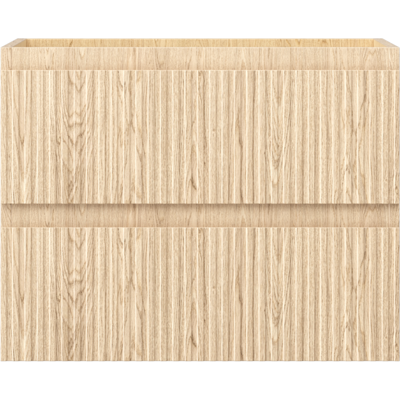 Mexen Rivel шкаф за баня под умивалник 60 см, 2 чекмеджета, рифелован, дъб - 91A20-06047-2-BFF81