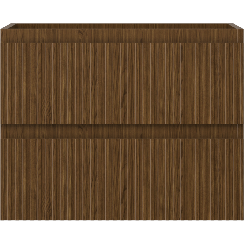 Mexen Rivel шкаф за баня под мивка 60 cm, 2 чекмеджета, рифеловано, орех - 91A20-06047-2-BFF86