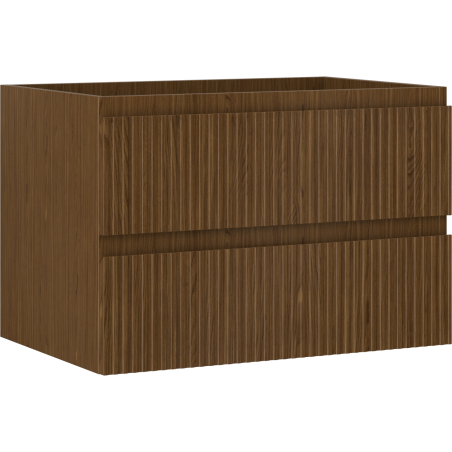 Mexen Rivel шкаф за баня под мивка 70 см, 2 чекмеджета, релефни, орех - 91A20-07047-2-BFF86