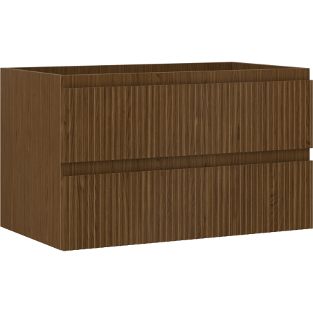 Mexen Rivel шкаф за баня под умивалник 80 см, 2 чекмеджета, орех - 91A20-08047-2-BFF86