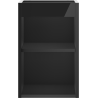 Mexen Box-A корпус за шкаф под мивка 30 см, черен гланц - 91AX1-0300-470-1-70
